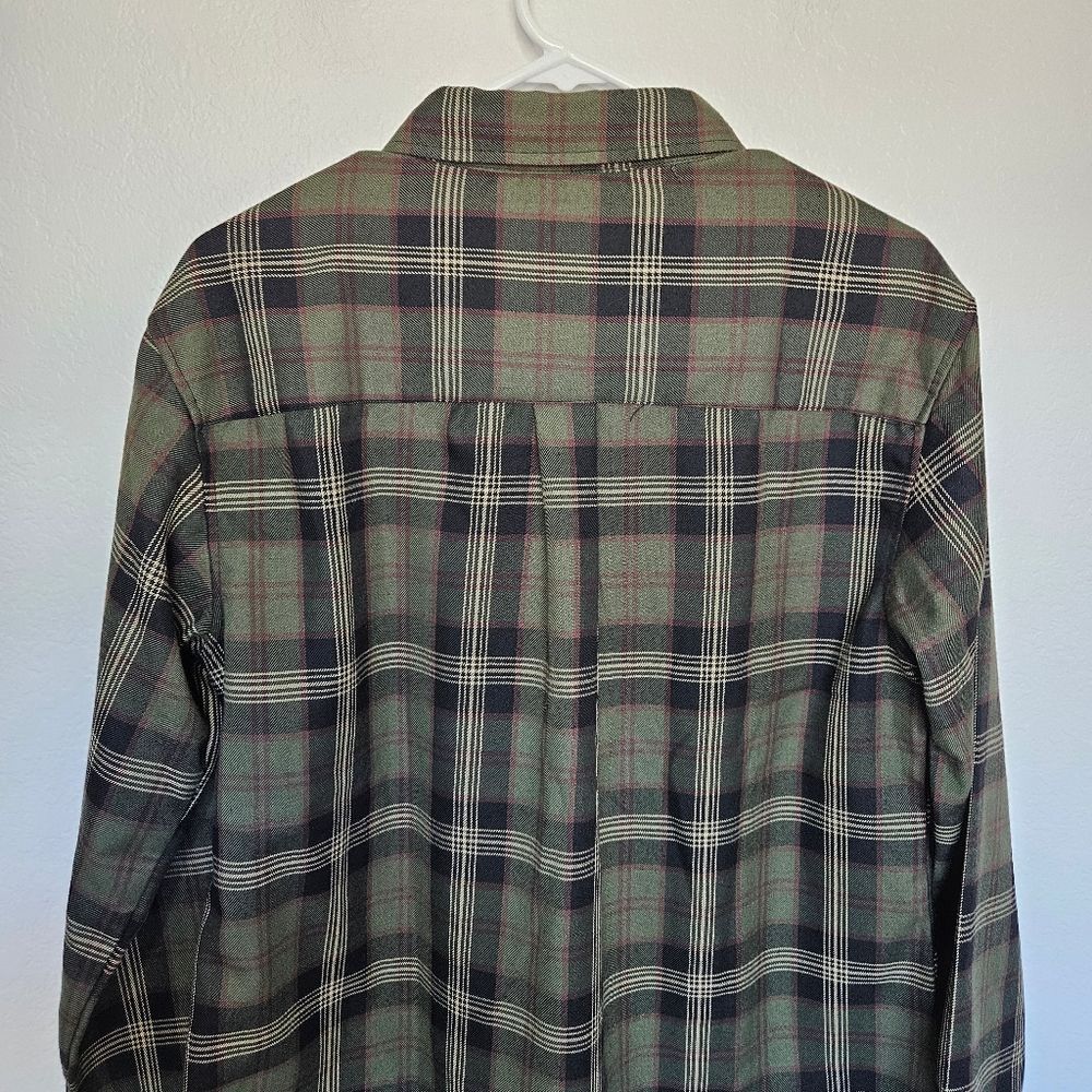 Dixxon | Green Beret Army Green Black Button Down Shirt Top Womens XL - Picture 6 of 9